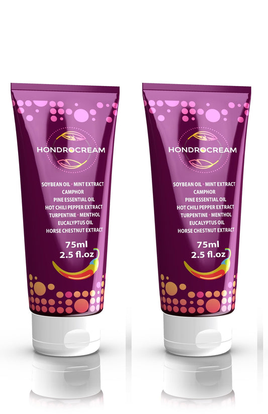 HONDROCREAM 2x75 Gelenke , Chili, Soybean oil, Eucalyptus oil